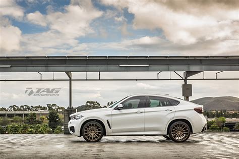 White BMW X6 on Bronze Vossen Wheels — CARiD.com Gallery