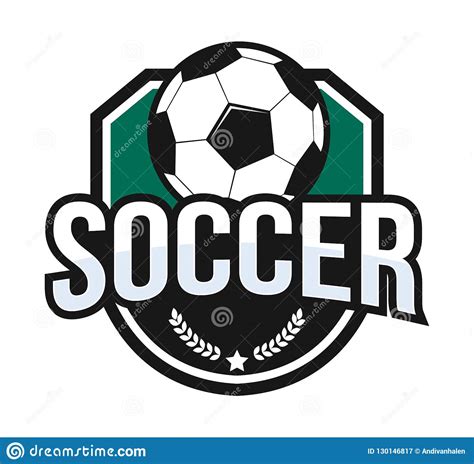 Soccer Football Crest Emblem Logo Design Inspiration Stock Illustration ...