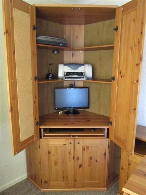 Corner Computer Cabinet - IKEA Alve | in Warwick, Warwickshire | Gumtree