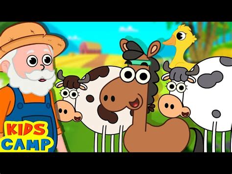 Old MacDonald Had A Farm | Nursery Rhymes & Kids Songs | KidsCamp ...