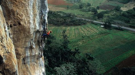 Rock Climb in Cuba's Viñales National Park