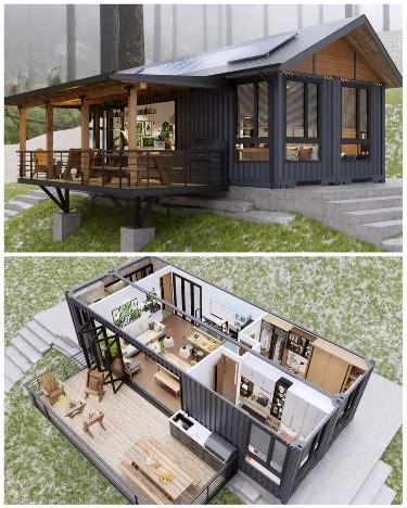 Shipping container home floor plans 4 bedroom h shaped container home ...