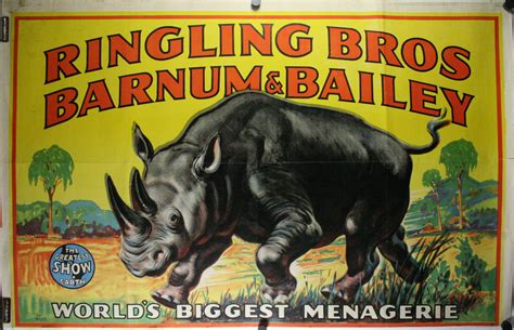 Ringling Brothers And Barnum And Bailey Circus Vintage Posters - Vintage Render