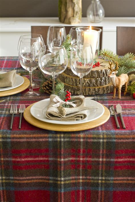 I Love Bugs : RINCONES QUE INSPIRAN: MESAS DE NAVIDAD CON TARTAN