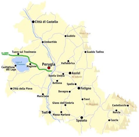 Map Perugia - Mapsof.Net