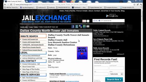 Unlocking The Secrets: Navigating The Dallas County Inmate Search