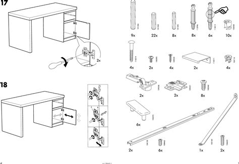 Ikea Jonas Desk 55 1 8X25 5 8 Assembly Instruction