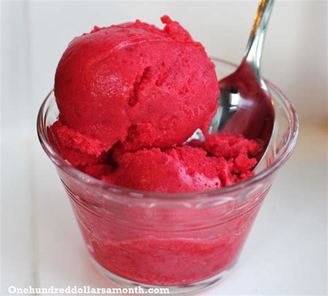 Recipe: How to Make Raspberry Sorbet