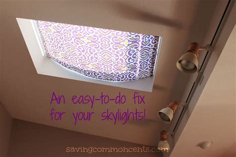 Make Your Own Skylight Curtains! #DIY - Saving Common Cents | Diy skylight, Skylight, Diy curtains