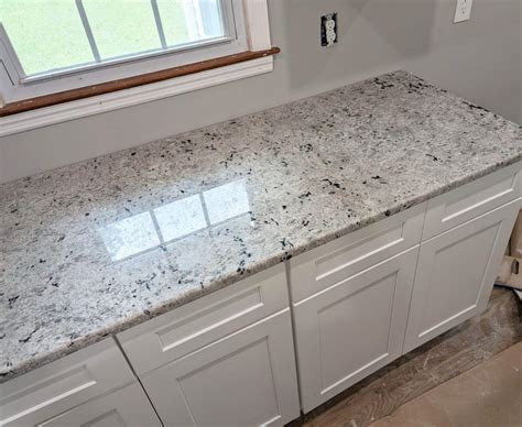 White Ornamental Granite Countertops