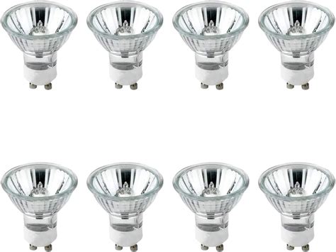 GU10 50W, Halogen Light Bulbs Dimmable, 8 Pack Spotlight Bulbs GU10 Warm White, 230V: Amazon.co ...