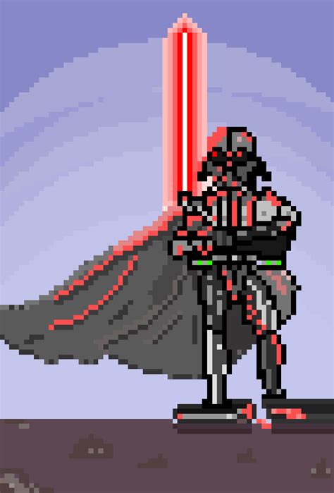 Darth Vader pixel art. : r/PixelArt