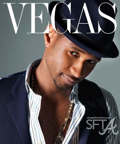 Usher Covers Vegas Magazine + Behind The Scenes Video - Straight From ...