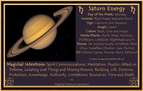 Saturn correspondences | Saturn, Magick, Capricorn and aquarius