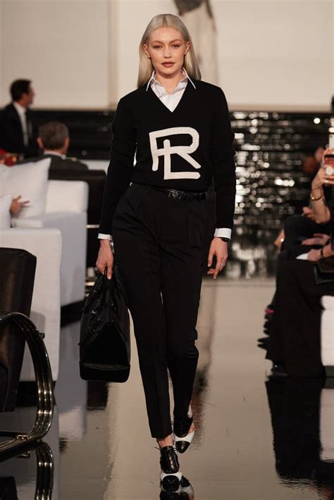 Gigi Hadid Models at the Ralph Lauren Fall 2022 Runway Show | POPSUGAR ...