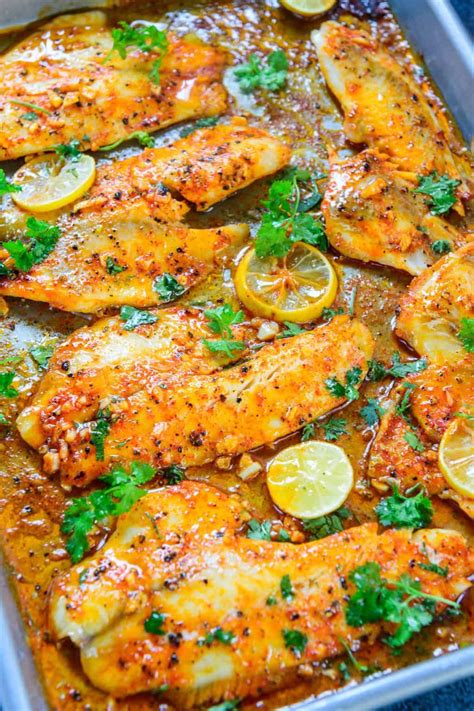 This easy spicy lemon garlic baked tilapia is one of the best tilapia recipes you can make at ...