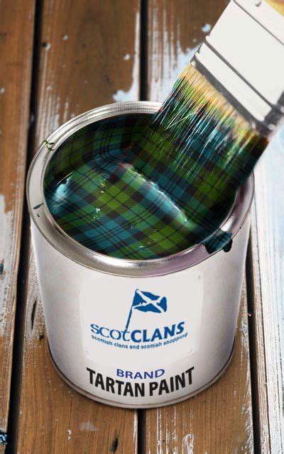 Tartan Paint! Nice pic, but worryingly still has some people thinking its real! | Scottish clans ...