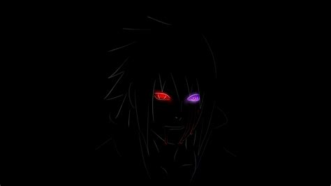 Sasuke Uchiha Wallpaper 4K, Naruto, AMOLED, Black background