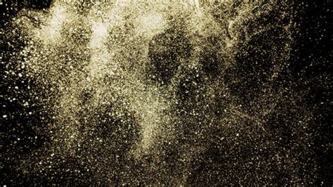 Golden Glitter Dust Background Stock Photo | 13251894