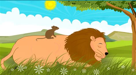 Lion and Mouse Short Story ~ Cute Inspirational Moral Stories for Kids