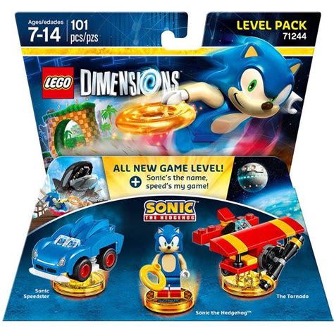 LEGO Dimensions Sonic The Hedgehog Level Pack (Universal) - Walmart.com - Walmart.com Sonic ...