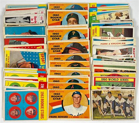 Collection Of Vintage Baseball Cards Auction