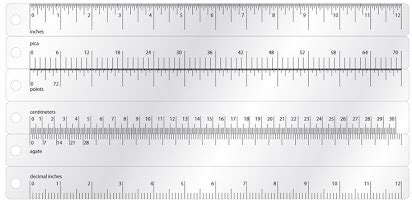 Printable Architectural Scale Ruler | Template Business PSD, Excel ...