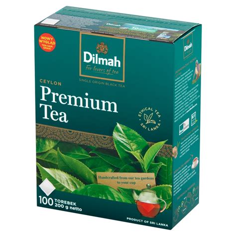 Dilmah Ceylon Premium Tea Klasyczna czarna herbata 100 x 2 g | TaniaKsiazka.pl