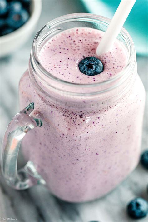 Blueberry Coconut Milk Smoothie {Dairy Free} | Coconut milk smoothie, Coconut milk smoothie ...