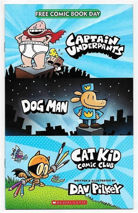 FCBD 2022 Captain Underpants Dog Man Cat Kid Comic Club Unstamped ...