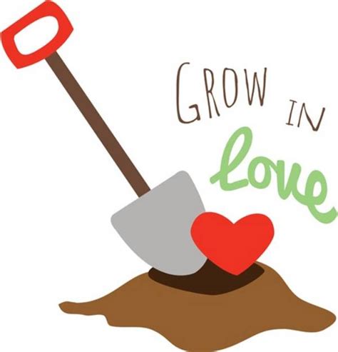 Grow In Love SVG File Print Art| SVG and Print Art at GrandSlamDesigns.com