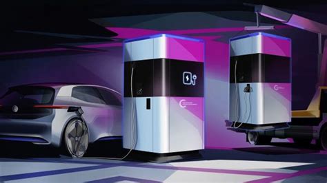 Volkswagen presents a mobile electric vehicle charging station | CTV News