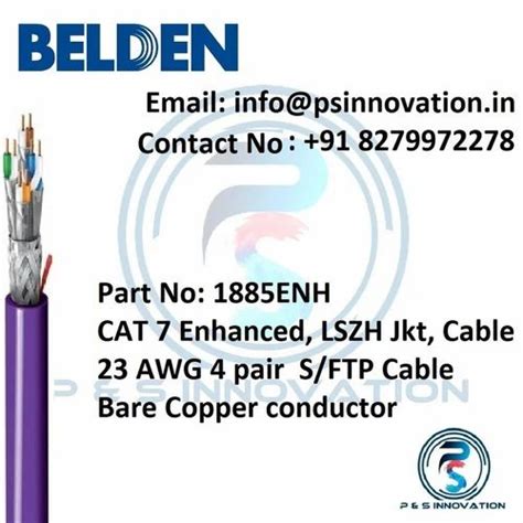 BELDEN 1885ENH - Cat 7 Enhanced Cable at Rs 65/meter | Belden Cable in Noida | ID: 27114420188