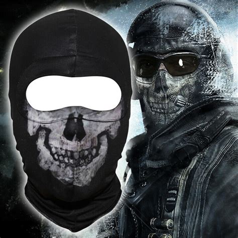 Call of Duty Modern Warfare 2 Skull Mask Full Face Helmet Hood Game ...