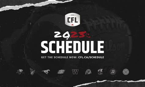 CFL Schedule 2023, CFL Scores Today - CFL News Hub