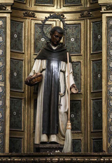 Saint Martin de Porres // Statue from the Dominican church of Nuestra Señora de Atocha in Madrid ...