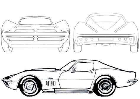 Sketches And Diagrams Of A Car