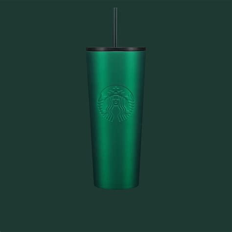 Green Soft Touch Stainless-Steel Cold Cup - 24 fl oz