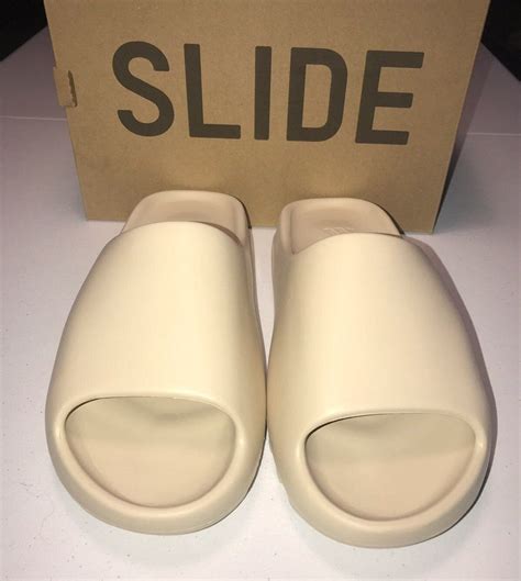 Adidas Yeezy bone white slides sz 10 on Mercari | Fashion slippers ...