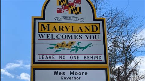 Maryland's welcome signs now say: "Leave No One Behind"