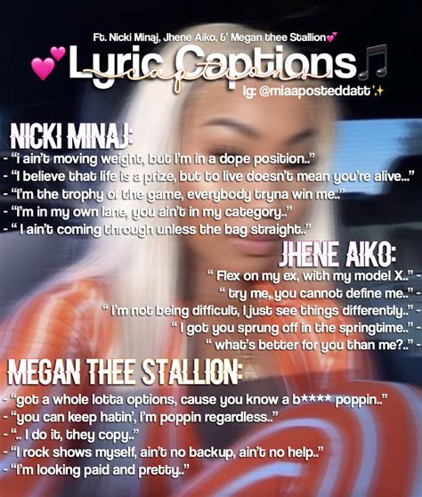 Lyric Captions | Instagram captions clever, Witty instagram captions, Cute instagram captions