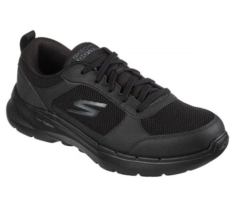 Skechers GO WALK 6 - Compete BLACK | Men Athletic Sneakers | Mini Box ...