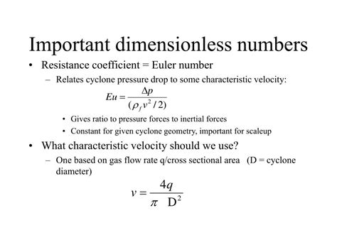 PPT - Important dimensionless numbers PowerPoint Presentation, free ...