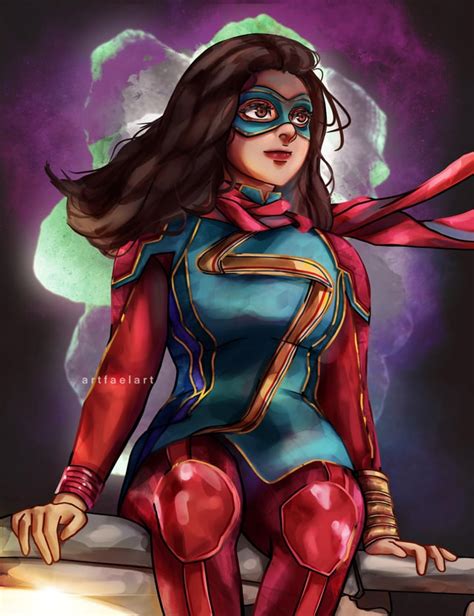 made another ms marvel fan art! marvel hire me pls 😙 : r/marvelstudios