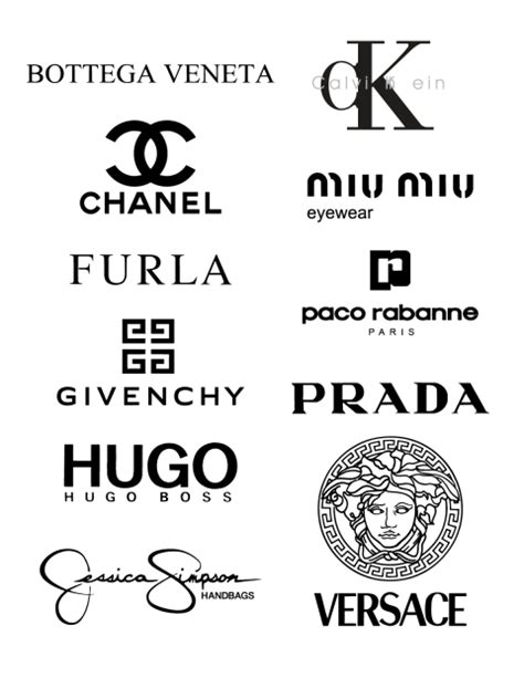 Free Logo Bottega Veneta, Calvin Klein, Chanel, Miu Miu, Furla, Paco Rabanne, Givenchy, Prada ...