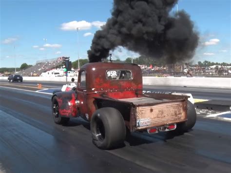 Video: Robert Berry's Wild 10-Second Diesel Powered Rat Rod Truck