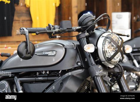 Ducati Scrambler motorcycle: Icon model, with custom paint in black ...