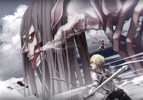 1920x1080px, 1080P free download | Attack On Titan, Armin Arlert, Eren Yeager, Founding Titan ...