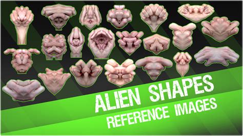 ArtStation - Pack: Alien Shapes | Resources