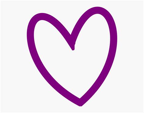 Hearts Clipart Cute Heart - Cute Purple Heart Clip Art, HD Png Download ...